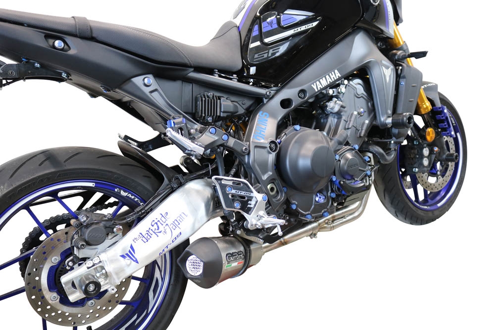 Yamaha FJ-09 2021-2024, Gpe Ann. titanium, Full system exhaust, including removable db killer 