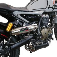 GPR exhaust compatible with  F.B. Mondial Hps 125 2021-2023, Deeptone Inox, Full system exhaust 