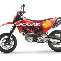 Gas Gas E 700 2023-2024, Furore Evo4 Nero, Slip-on exhaust including link pipe and removable db killer 