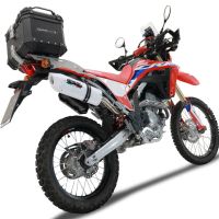 Honda Crf 300L / Rally 2021-2024, Albus Ceramic, Slip-on exhaust including link pipe and removable db killer 