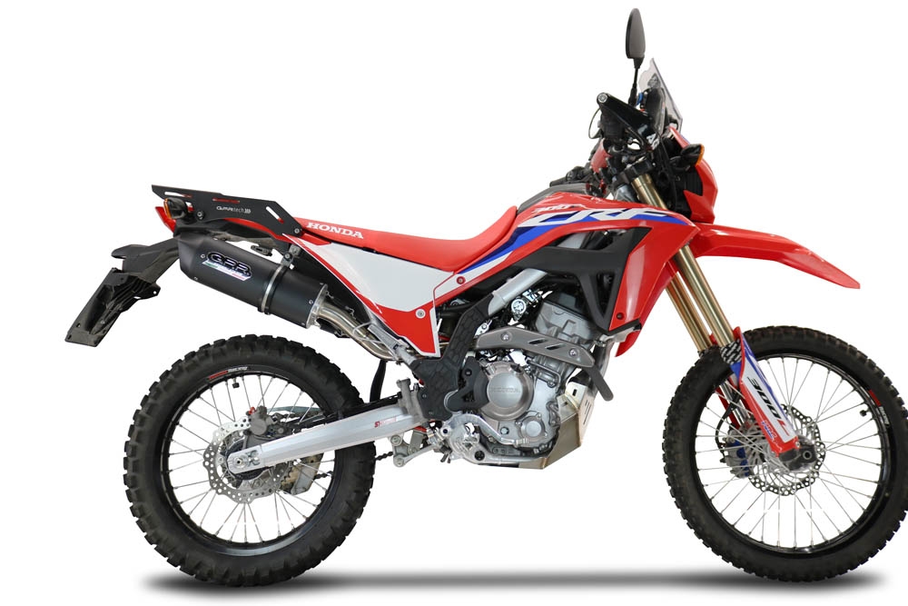 Honda Crf 300L / Rally 2021-2024, Furore Nero, Slip-on exhaust including link pipe and removable db killer 