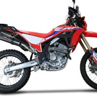 Honda Crf 300L / Rally 2021-2024, Gpe Ann. Poppy, Slip-on exhaust including link pipe and removable db killer 