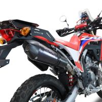 Honda Crf 300L / Rally 2021-2024, Gpe Ann. Poppy, Slip-on exhaust including link pipe and removable db killer 