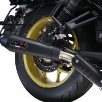 Honda Rebel 1100 2021-2024, Ultracone Nero, Slip-on exhaust including removable db killer and link pipe 