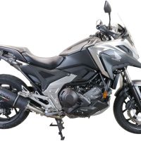 Honda NC750X NC750S DCT 2021-2023, Furore Evo4 Nero, Slip-on exhaust including removable db killer and link pipe 