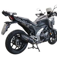 Honda NC750X NC750S DCT 2021-2023, Furore Evo4 Nero, Slip-on exhaust including removable db killer and link pipe 