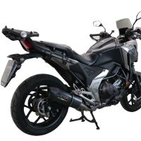 Honda NC750X NC750S DCT 2021-2023, Furore Evo4 Poppy, Slip-on exhaust including removable db killer and link pipe 