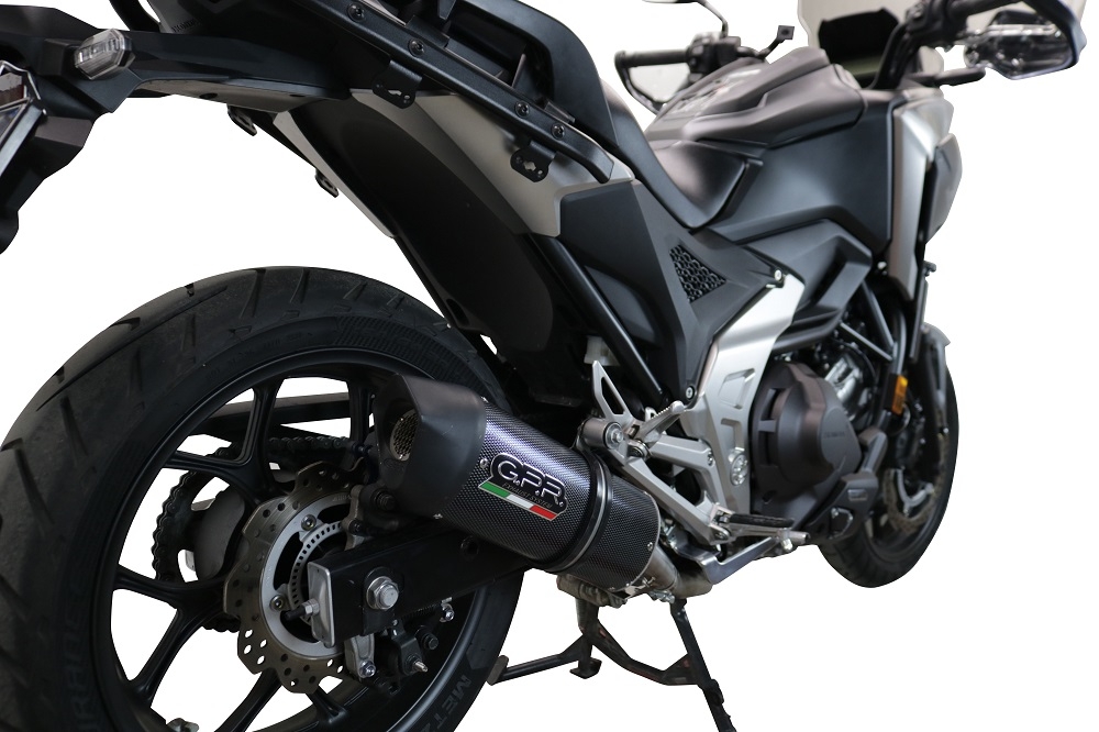 Honda NC750X NC750S DCT 2021-2023, Furore Evo4 Poppy, Slip-on exhaust including removable db killer and link pipe 