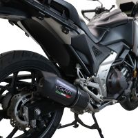 Honda NC750X NC750S DCT 2021-2023, Furore Evo4 Poppy, Slip-on exhaust including removable db killer and link pipe 