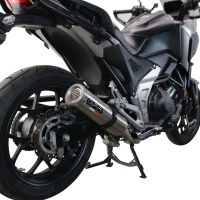 Honda NC750X NC750S DCT 2021-2023, M3 Inox , Slip-on exhaust including removable db killer and link pipe 