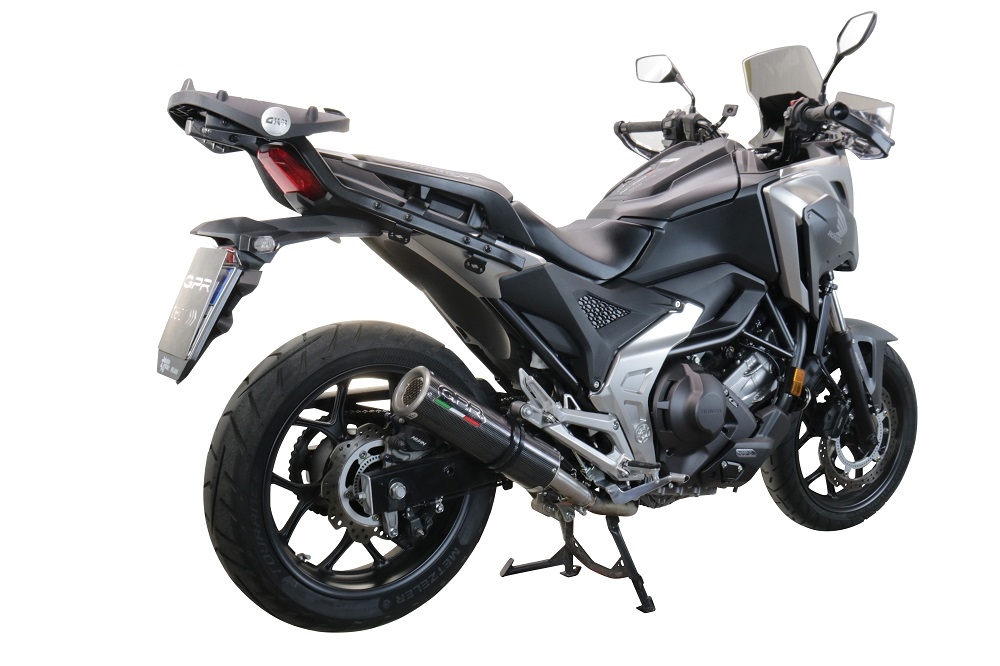 Honda NC750X NC750S DCT 2014-2015, M3 Inox , Slip-on exhaust including removable db killer and link pipe 