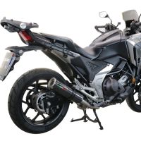 Honda NC750X NC750S DCT 2014-2015, M3 Inox , Slip-on exhaust including removable db killer and link pipe 