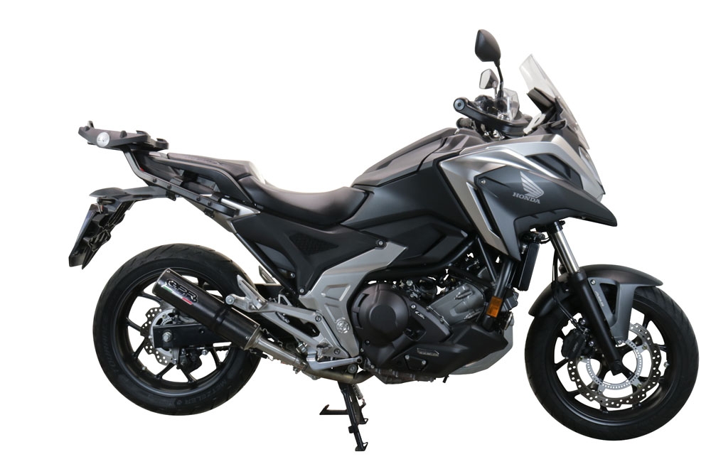 Honda NC750X NC750S DCT 2014-2015, M3 Inox , Slip-on exhaust including removable db killer and link pipe 