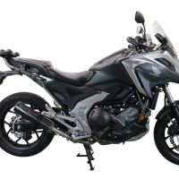 Honda NC750X NC750S DCT 2014-2015, M3 Inox , Slip-on exhaust including removable db killer and link pipe 