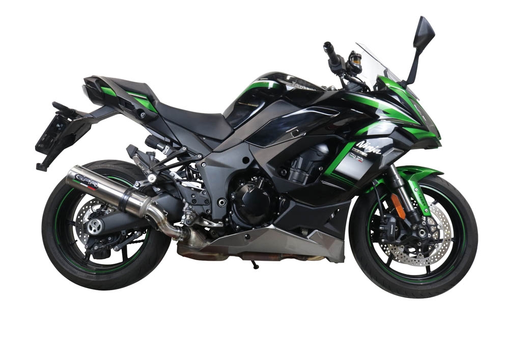 GPR exhaust compatible with  Kawasaki Ninja 1000 Sx 2021-2023, M3 Inox , Slip-on exhaust including link pipe 