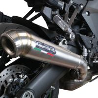 GPR exhaust compatible with  Kawasaki Ninja 1000 Sx 2021-2023, Powercone Evo, Slip-on exhaust including removable db killer and link pipe 