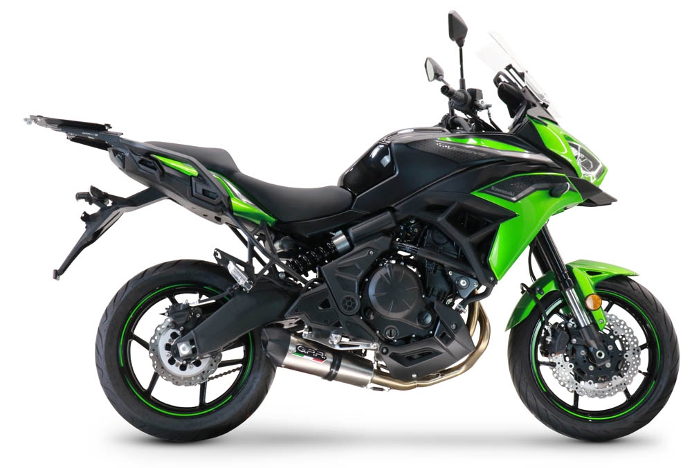 Kawasaki Versys 650 2015-2016, Gpe Ann. titanium, Full system exhaust, including removable db killer  