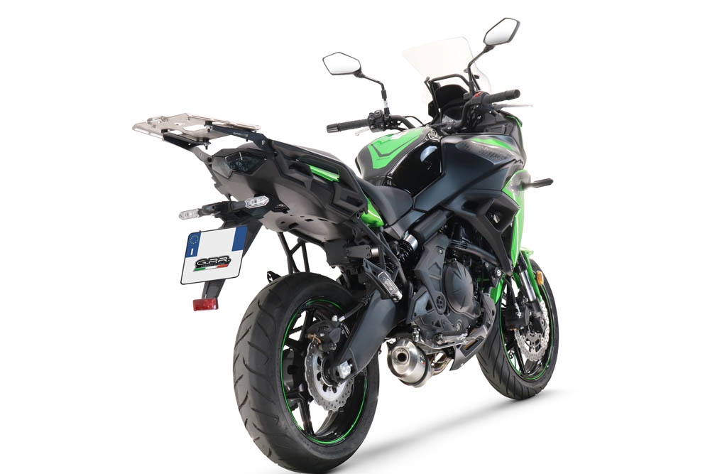 Kawasaki Versys 650 2015-2016, Satinox , Full system exhaust, including removable db killer  