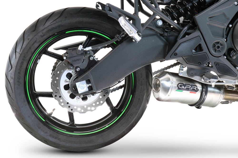 Kawasaki Versys 650 2015-2016, Satinox , Full system exhaust, including removable db killer  