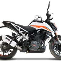 Ktm 390 DUKE 2021-2024, Albus Evo4, Slip-on exhaust including removable db killer and link pipe 