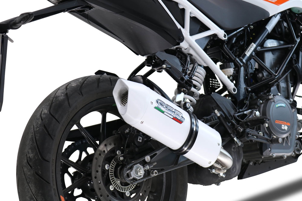 Ktm 250 Duke  2021-2023, Albus Evo4, Slip-on exhaust including removable db killer and link pipe 