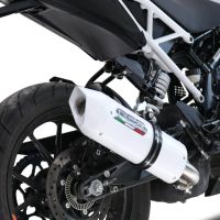 Ktm 390 DUKE 2021-2024, Albus Evo4, Slip-on exhaust including removable db killer and link pipe 