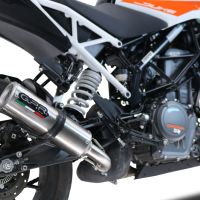 GPR exhaust compatible with  Ktm 390 DUKE 2021-2023, M3 Inox , Slip-on exhaust including removable db killer and link pipe 