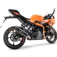 Ktm RC 125 2021-2024, Furore Evo4 Nero, Slip-on exhaust including removable db killer and link pipe 