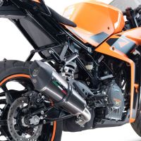 Ktm RC 125 2021-2024, GP Evo4 Titanium, Slip-on exhaust including removable db killer and link pipe 