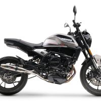 Moto Morini Seiemmezzo Scr 2022-2024, Deeptone Inox, Slip-on exhaust including link pipe and removable db killer 