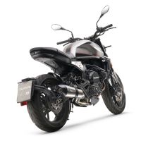 Moto Morini Seiemmezzo Scr 2022-2024, Gpe Ann. titanium, Mid-Full system exhaust including removable db killer 