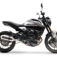 Moto Morini Seiemmezzo Str 2022-2024, Satinox , Slip-on exhaust including link pipe and removable db killer 