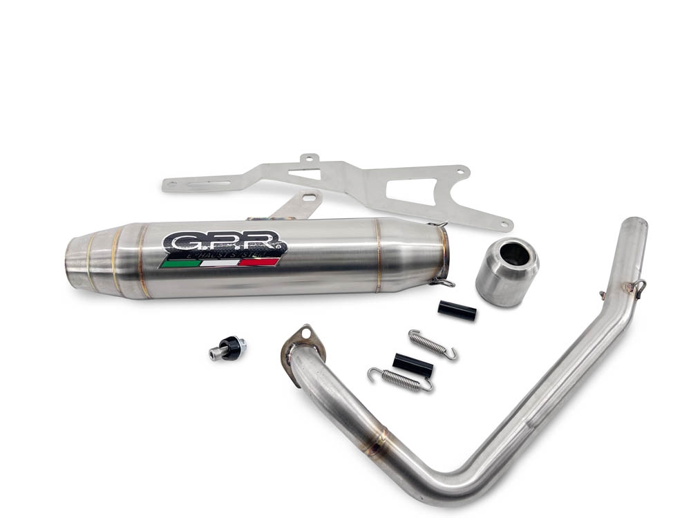 Honda Ruckus NPS50 2003-2024, Deeptone Inox, Full system exhaust, including removable db killer 