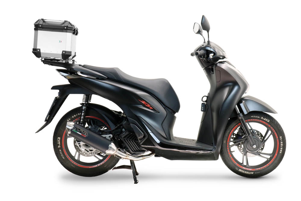 Honda SH 125I 2020-2023, Pentascooter, Full system exhaust, including removable db killer 