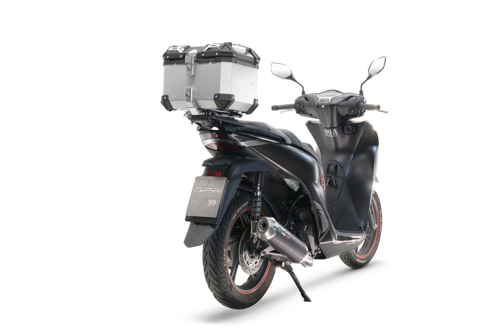 Honda SH 125I 2020-2023, Pentascooter, Full system exhaust, including removable db killer 