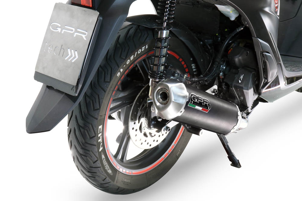 Honda SH 125I 2020-2023, Pentascooter, Full system exhaust, including removable db killer 