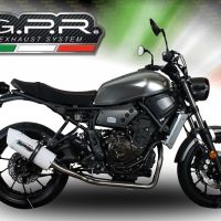 Yamaha XSR700 2017-2020, Albus Evo4, Full system exhaust, including removable db killer 