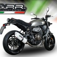 Yamaha XSR700 2017-2020, Albus Evo4, Full system exhaust, including removable db killer 