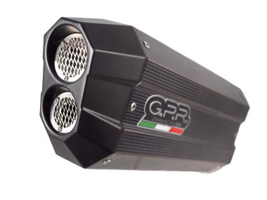 GPR exhaust compatible with  Bmw R1250R R1250RS 2019-2020, Sonic Poppy, Slip-on exhaust including removable db killer and link pipe 