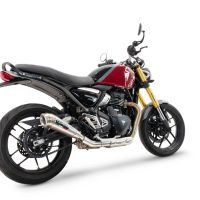 Triumph Speed 400 2023-2025, Powercone Evo, Slip-on exhaust including removable db killer and link pipe 