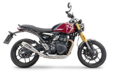 Triumph Speed 400 2023-2025, Ultracone, Slip-on exhaust including removable db killer and link pipe 