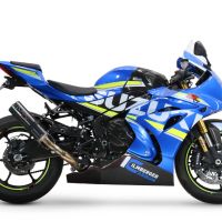 GPR exhaust compatible with  Suzuki GSX-R1000 R 2017-2020, M3 Poppy , Slip-on exhaust including link pipe 