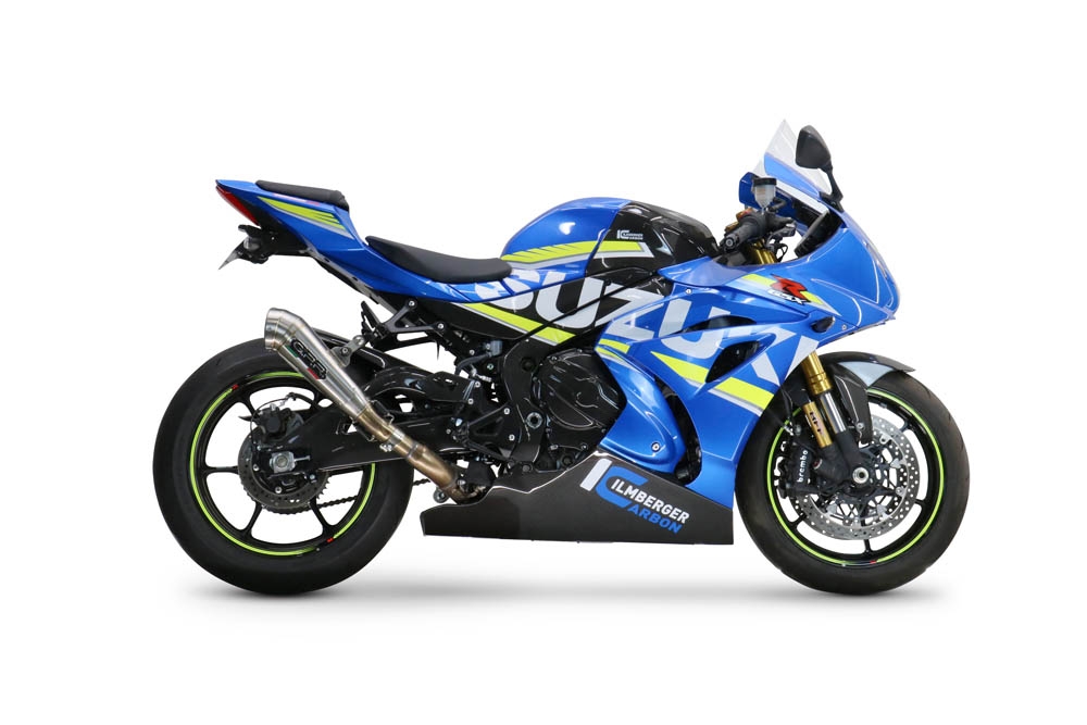 Suzuki GSX-R1000 R 2021-2024, Powercone Evo, Slip-on exhaust including removable db killer and link pipe 