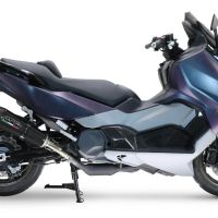 Sym Maxsym TL 508 2021-2024, GP Evo4 Black Titanium, Slip-on exhaust including removable db killer and link pipe 