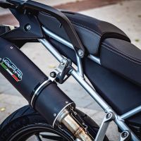 Triumph Tiger 900 2020-2023, Furore Evo4 Nero, Slip-on exhaust including removable db killer and link pipe 