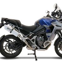 Triumph Tiger 1200 Gt - Rally 2022-2024, Albus Evo4, Slip-on exhaust including removable db killer and link pipe 