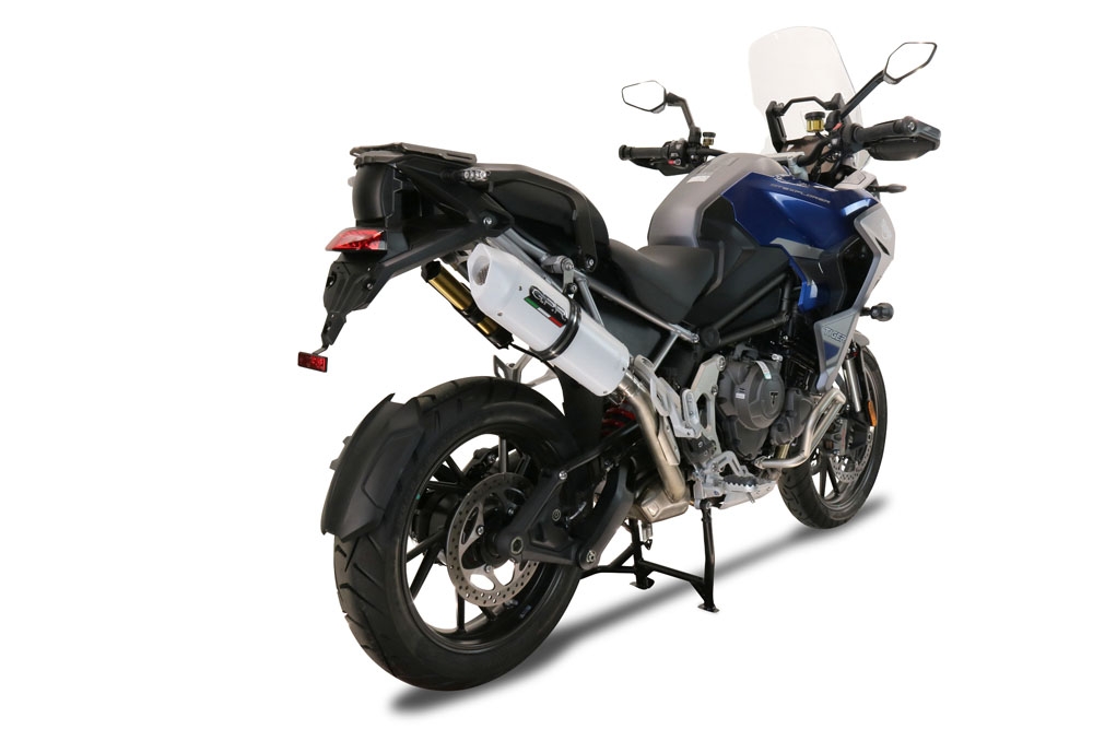 Triumph Tiger 1200 Gt - Rally 2022-2024, Albus Evo4, Slip-on exhaust including removable db killer and link pipe 