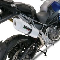 Triumph Tiger 1200 Gt - Rally 2022-2024, Albus Evo4, Slip-on exhaust including removable db killer and link pipe 