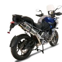 Triumph Tiger 1200 Gt - Rally 2022-2024, Dual Inox, Slip-on exhaust including removable db killer and link pipe 