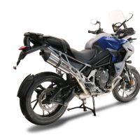 Triumph Tiger 1200 Gt - Rally 2022-2024, GP Evo4 Titanium, Slip-on exhaust including removable db killer and link pipe 